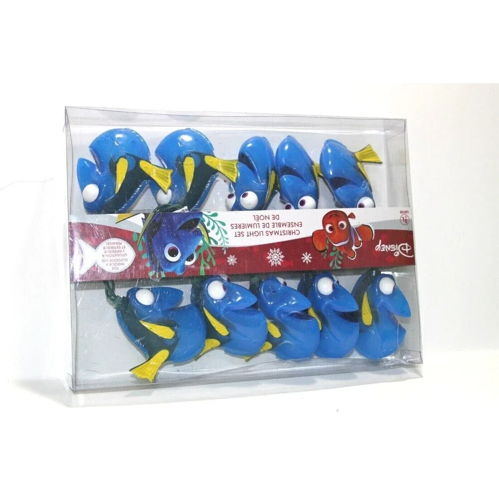 Disney Pixar Kurt S. Adler Finding Dory Fish Indoor Outdoor Christmas Lights